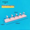 Nail Practice Display Stand 5Pcs Detachable Press On Nail Training Holder for Beginner Nail Technician Training Home
