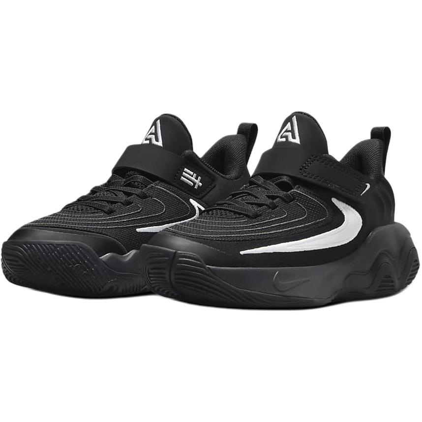 Nike Giannis Immortality 4 PS Black Kids Sneakers White Dark-Smoke-Grey FZ6733-001