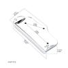 Precisions Box Guitar Tailpiece Stainless Steel Designs for 3 String Guitar, Easy To Install Tailpiece Replacement