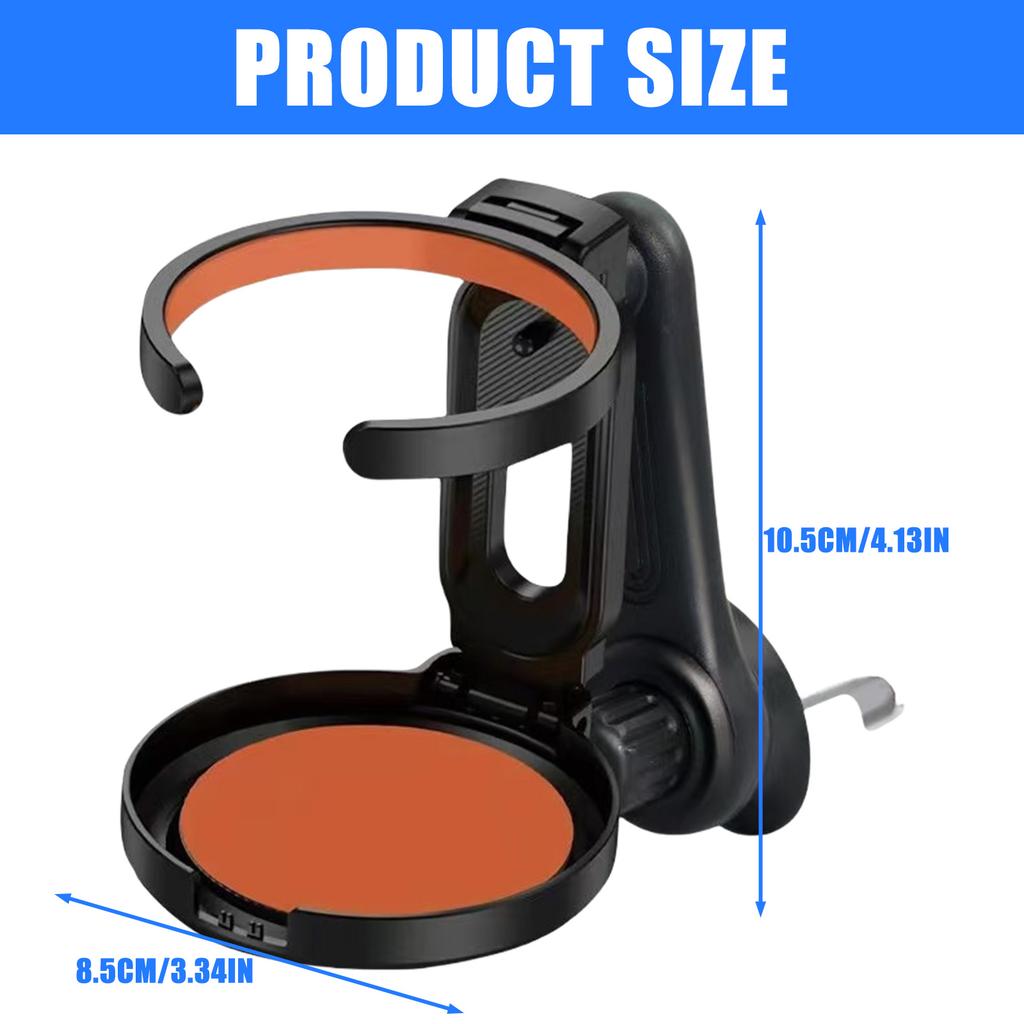 Foldable Car Air Ventilation Beverage Storage Drink Holder Water Cup Bracket Space Saving Design for Commuters Traveler