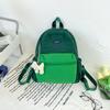Lightweight Kids Simple Backpack With Color Block Design For School Learning