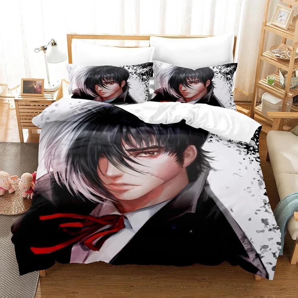 Comfortable Anime Print Duvet Cover Set With Duvet Cover And Pillowcases Single Twin Full Queen King Sizes For Adults And Kids