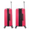 Set of 3 Expandable Suitcases - 100% ABS - LYS Paris 350/3 - Fuchsia