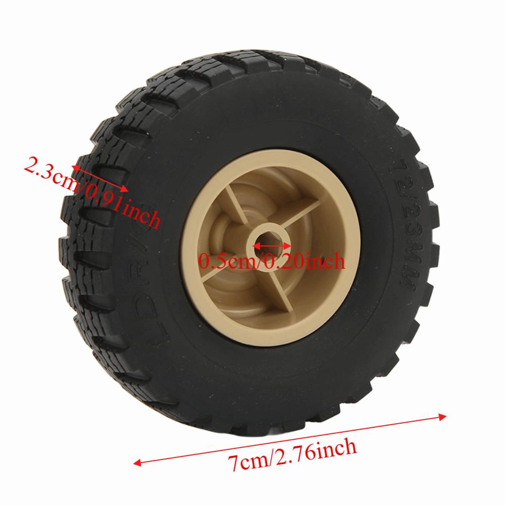 4Pcs/Set Rubber RC Car Wheels Replacement RC Tires for Unimog Model P06 RC Car Crawler Car