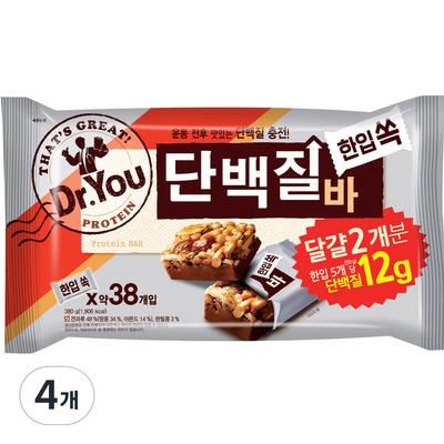 DR. You Protein Riegel One Bite, 380g, 4 Stück