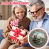 Challenge Coin Collectible Metal Pocket Keepsake Commemorative Coin For Angler Husband Luck Outdoor Fishing Activities Camping