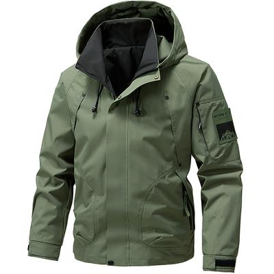 Giacca Primaverile da Uomo Leggera con Cappuccio Giacca Tecnica Trend Giovanile Versatile Casual