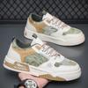 Fashion Designer Shoes  Men Casual Platform Sneakes Two-tone Lace Up Trainers Fashion Student Sneakes Mens Vulcanized Tenis Masculino544