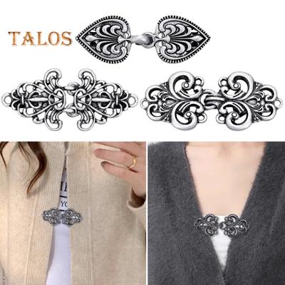 3 Stück Schalkragen-Clip-Knöpfe, Retro-Design, Pullover- und Cardigan-Clips, galvanisiert, 3 Stile, Schalverschlüsse, Schnallen, Kleidung, DIY-Zubehör
