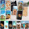 Cartoon  Capybara Transparent Phone Case for LG K22 K30 K40 K40S K41 K42 K50 K50S K51 K51S K52 K61 K62 K71 K92 Q61