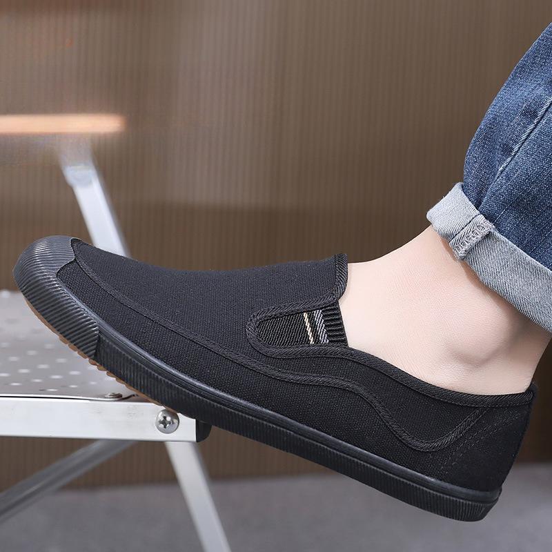 New Style Canvas Shoes for MenCasual Outdoor Shoe Plus-size Are Comfortable for HikingWear-resistant Farmshoesrubber Shoes
