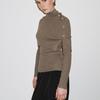 Za New Fall Women's Clothing 2025 Fashion Wind Fashion Two Pieces Metal Buckle Long Sleeves Knitwear Uwg950209