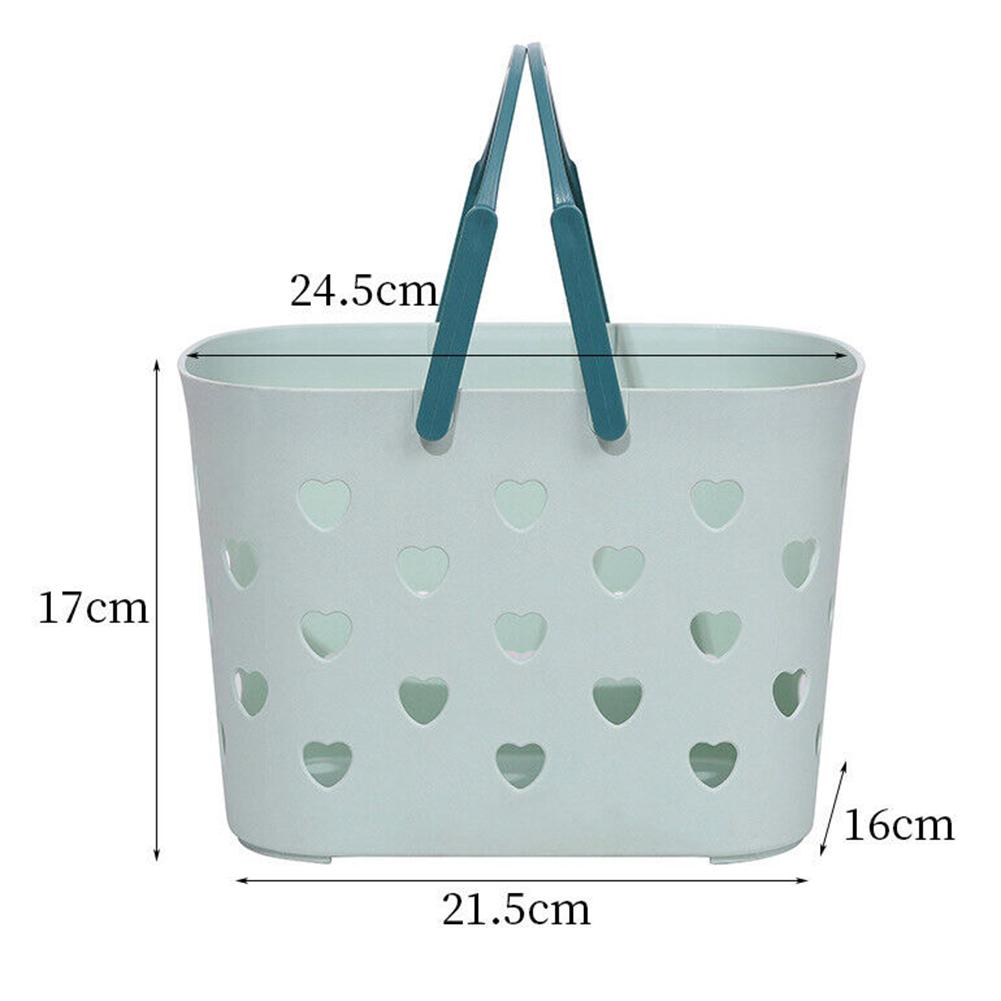 Bathroom Organizer Stackable Store Everyday Items Easy Lifting Handle Open Design Organize Toiletries