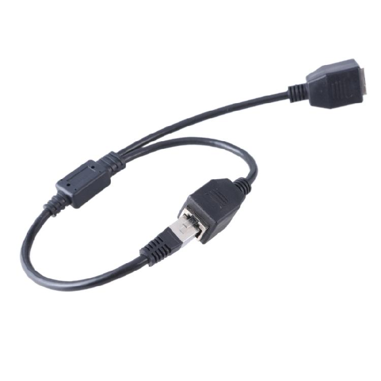 Multiple Device RJ45 LAN Networking Splitter 1 Male To 2 Female Y Adapter Cable Ethernet Extension Cable