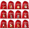 Christmas Velvet Bag Christmas Gift Bag Christmas Candy Bag Christmas Creative Large Drawstring Candy Bag Gift Packaging Bag