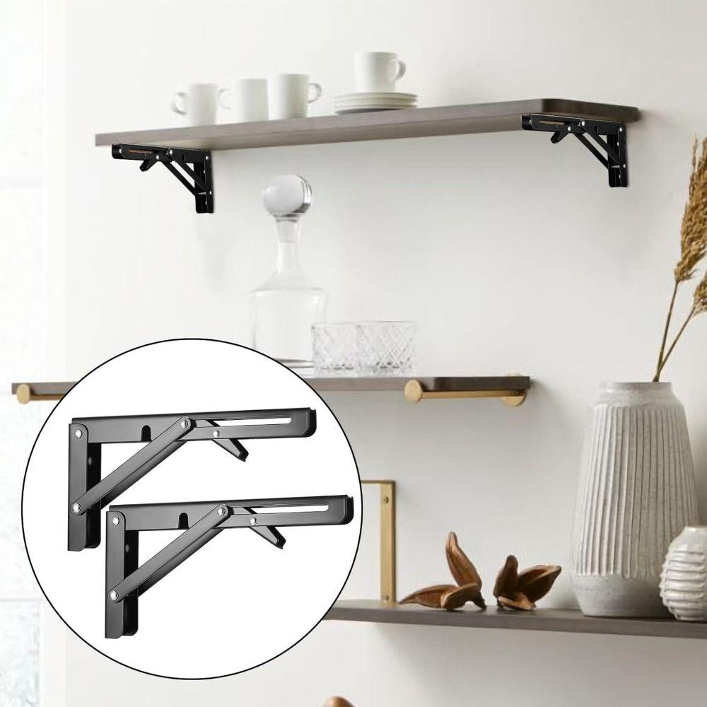 2 Peças Estrutura de Extensão em L Suporte Triangular de Serviço Pesado Haste de Suporte à Prova de Ferrugem Mesa