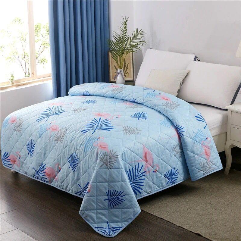 2021 summer washed quilt 1 pcs soft breathable skin-friendly and cool blanket thin new quilt bedspread