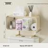 Punch-Free Wall-Mounted Large Capacity Multi-Functional Bathroom Storage Shelf