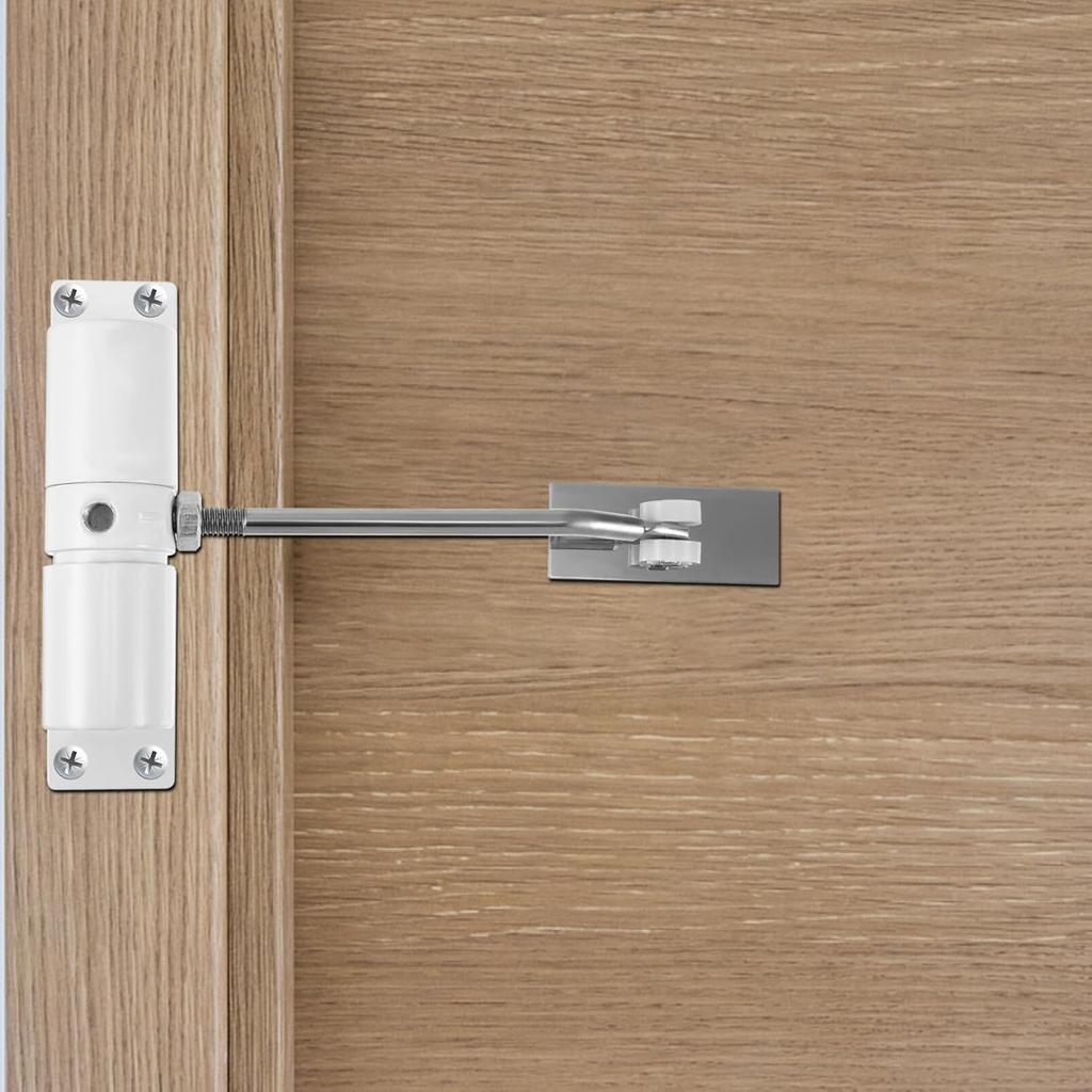 Xiaomi Automatic Door Closer Safety Spring Door Closer, Zinc Alloy Adjustable Closing Door Hinge Door Closer for Door Self Closing, Co