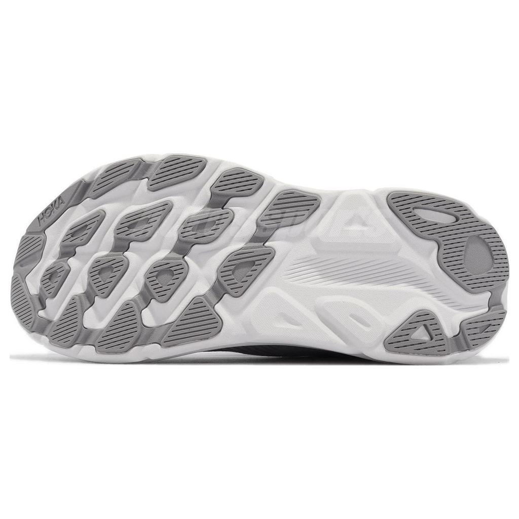 HOKA Clifton 9 2E Wide Harbor Mist Men Sneakers Grey Black 1132210-HMBC