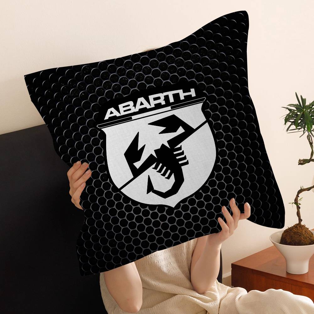 A-Abarth Car Cushion Cover Car Throw Pillow Case For Sofa Car Christmas Gift 40X40Cm 45X45Cm