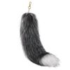 Faux Fur Fox Tail Bag Charm - Schoolbag & Car Keychain Accessory
