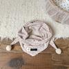 Soft Skin-Friendly Neck Warmer Double Pom Pom Neckscarf Adorable Kid Triangle Scarf  Daily