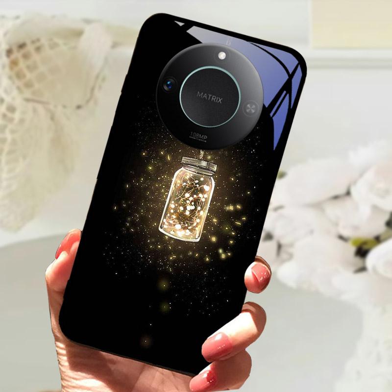 For Honor X9C Smart Case Cover Fashion Luxury Cool Animals Painted Fundas For Honor X9C Smart Tempered Glass Phone Back Shell
