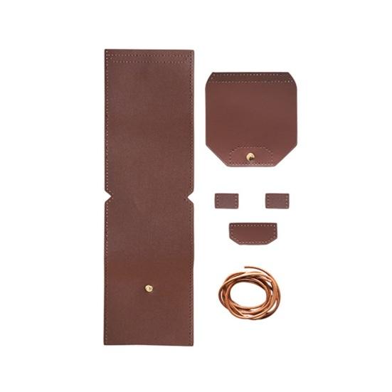 DIY Mobile Phone Bag Faux Leather Phone Pouch Craft Set Unfinished Crossbody Wallet Phone Bag for Daily Travel And Gifts