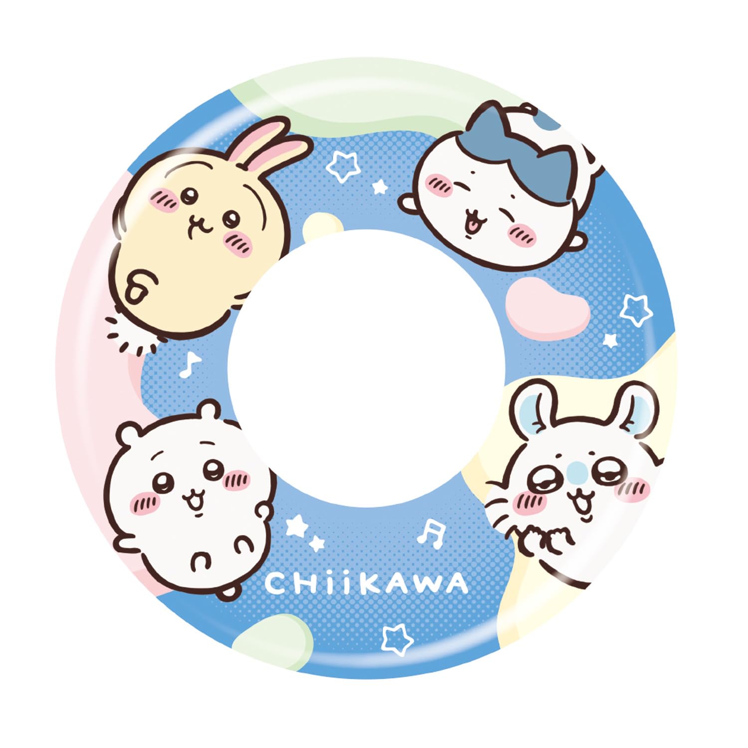 Maruka Chiikawa 60cm Inflatable Ring for Water and Beach Use Play, Pool, (Item No. 177783)