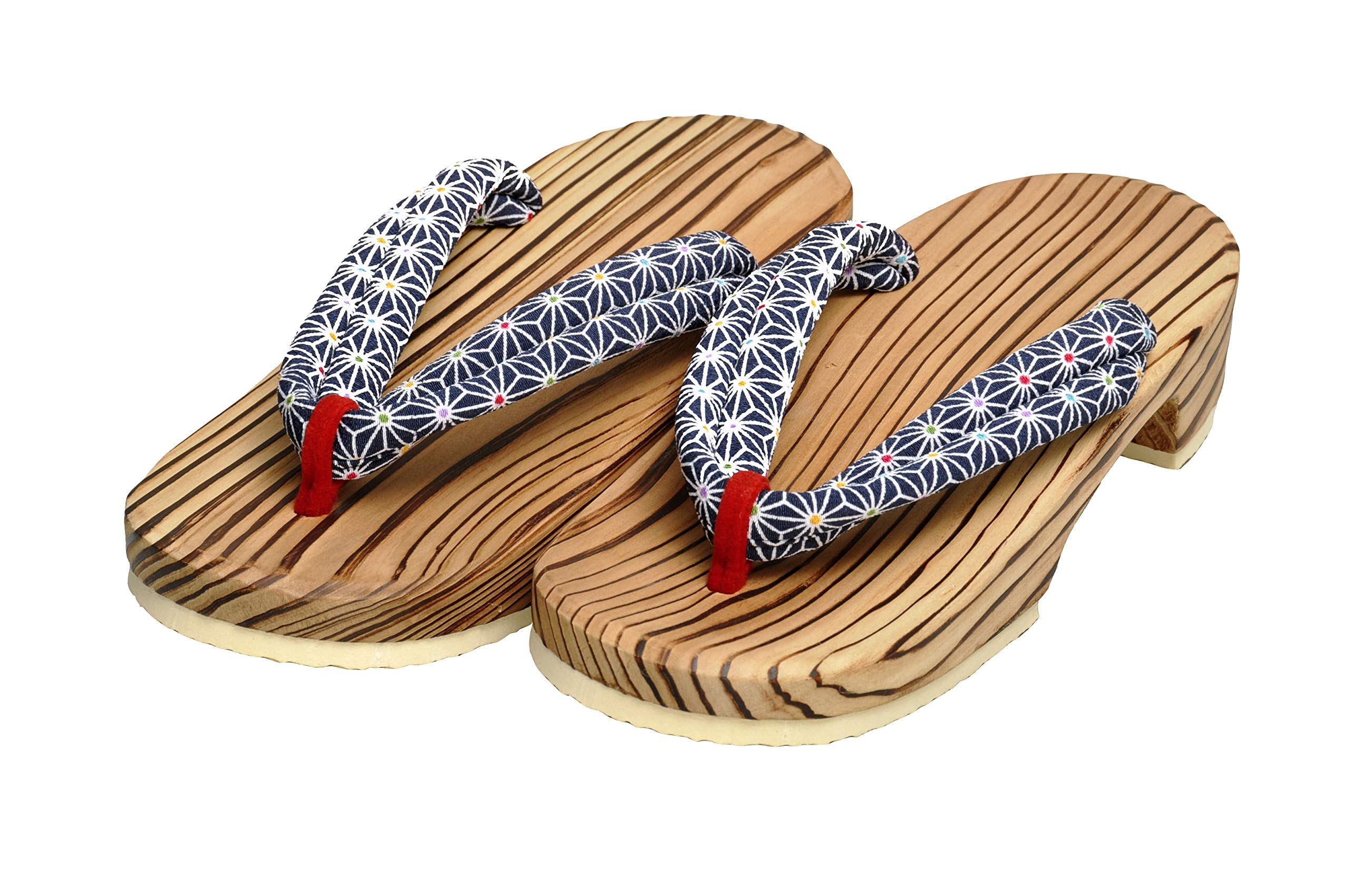 

[Sakai Sangyo] Hita Cedar Ukon Geta (Japanese Sandals) - Konpeito (Japanese Sugar Candy) Pattern - Women s Yukata Sandals - Hita Geta - Beautiful Wood