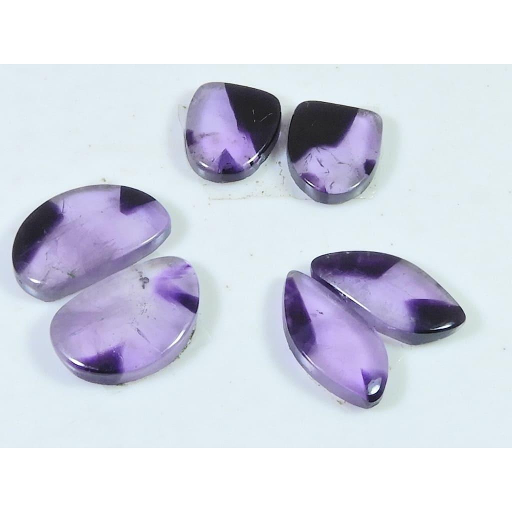 12-16MM Natural Amethyst Lace Matched Pair Fancy Loose Gemstone 3 Pair Lot C-981