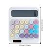 High Sensitivity Button 12 Digit Calculator Candy Colored Calculator  Student Stationery