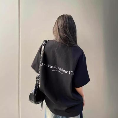 High-End Plus Size Unisex Cotton Tee - Summer Casual Loose Fit