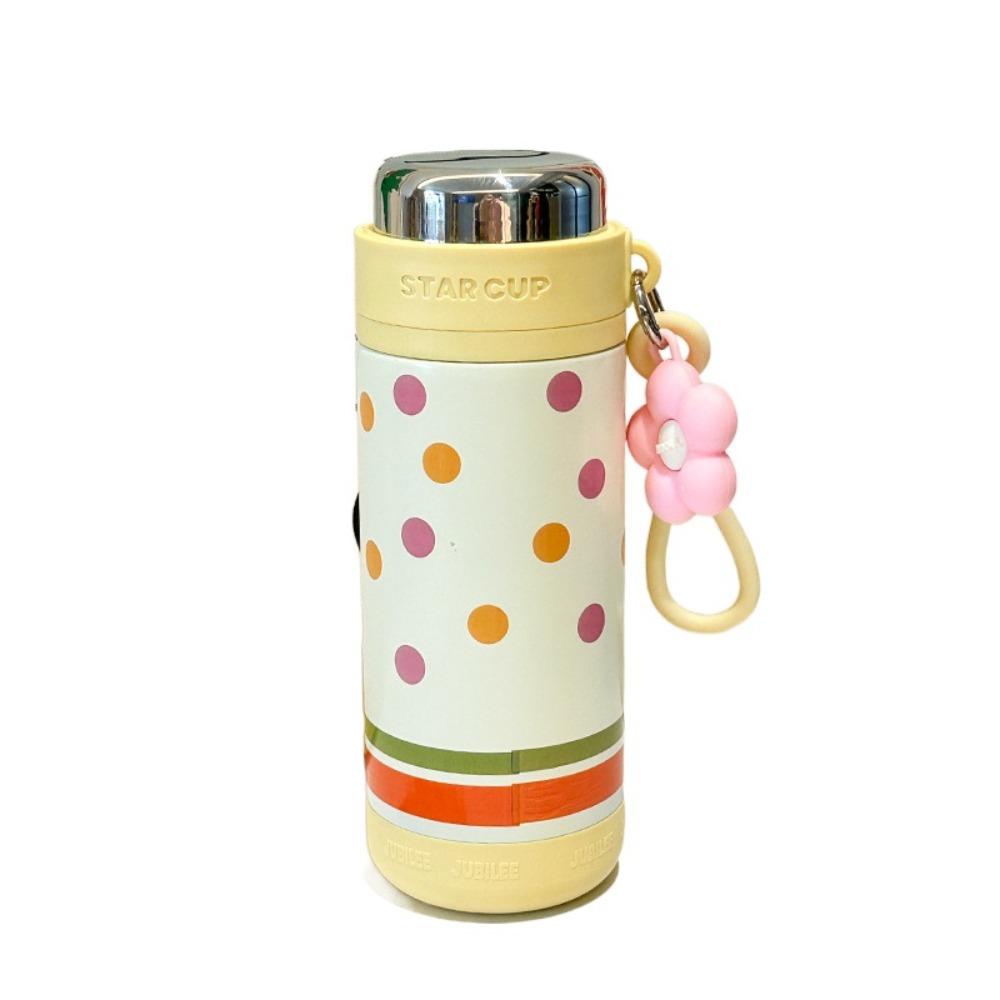 Elegant Stainless Steel Thermos Mug Delicate Thermos Cup Durable Vacuum Tea Cup  Outdoor
