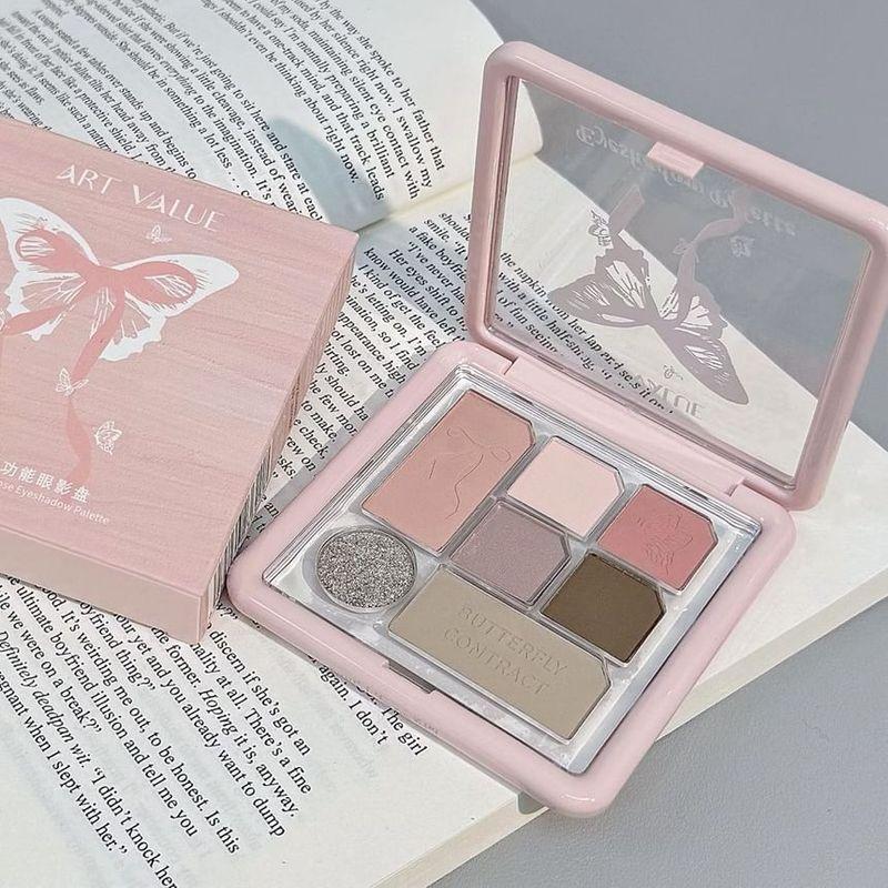 Art Value - Butterfly Pact Series Multi-Purpose Eyeshadow Palette - 3 Types
