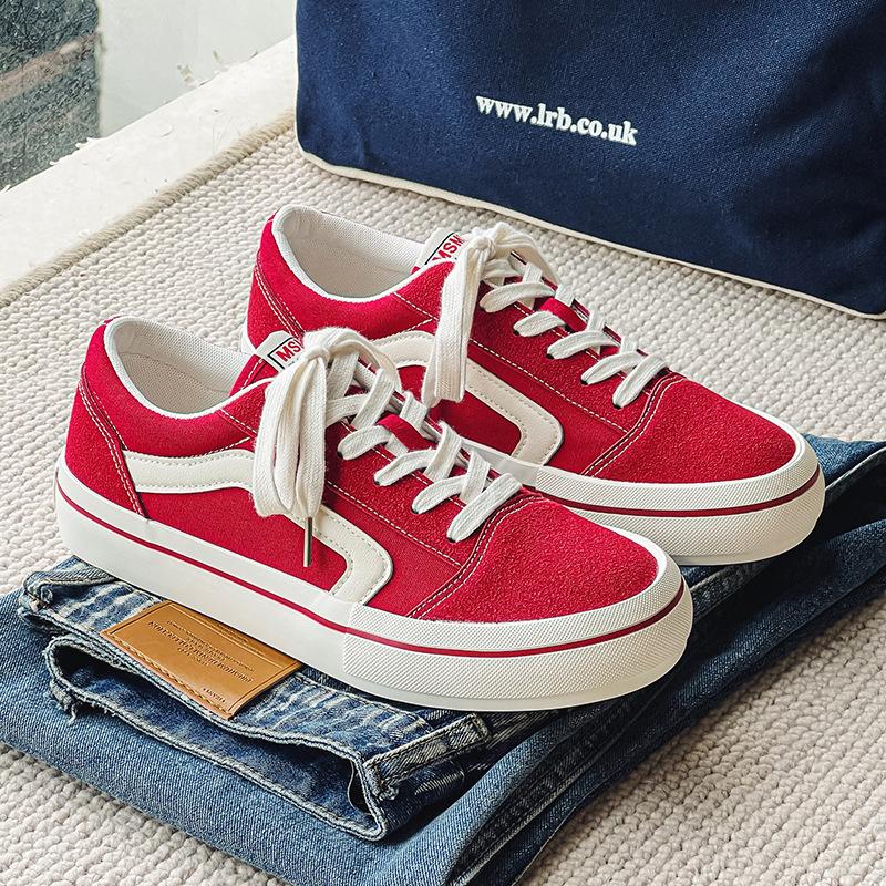 

Canvas Shoes Low Top Spring Student Couple Black Casual Classic Board Shoes 41