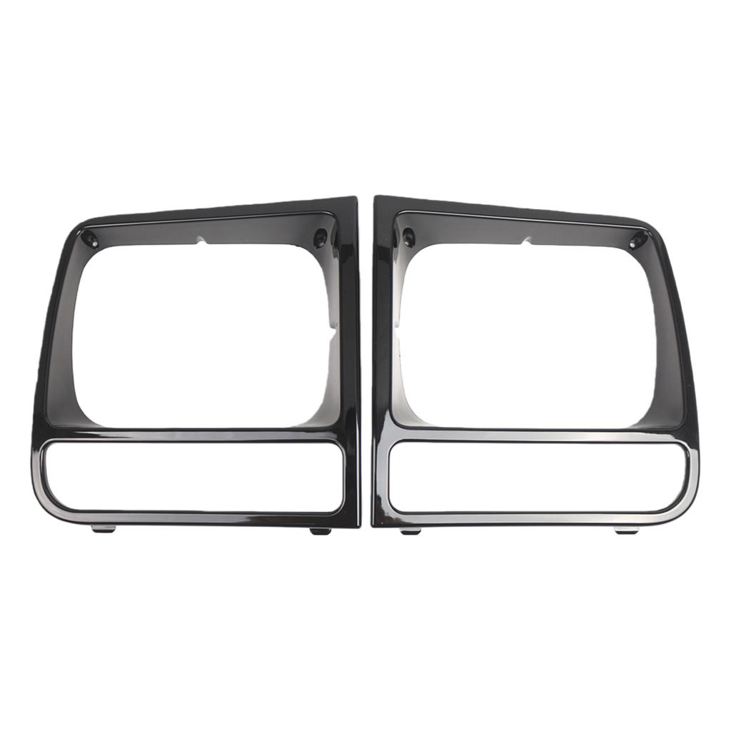 1 Pair Headlight Decorative Frame 5EM73SW1 Headlight Protection Frame CH2513156 for Jeep Cherokee 1998 1999 2000 2001 2002