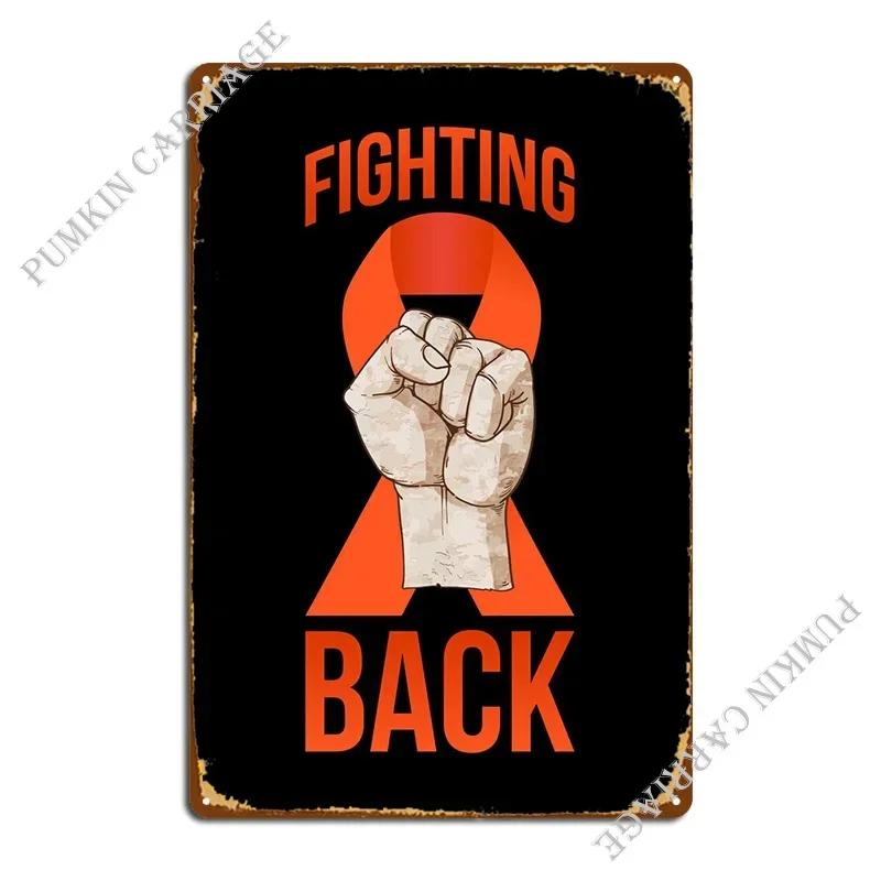Fighting Leukemia Metal Sign Cinema Personalized Kitchen Personalized Vintage Tin Sign Poster 20x30cm(7.8x11.8inch)