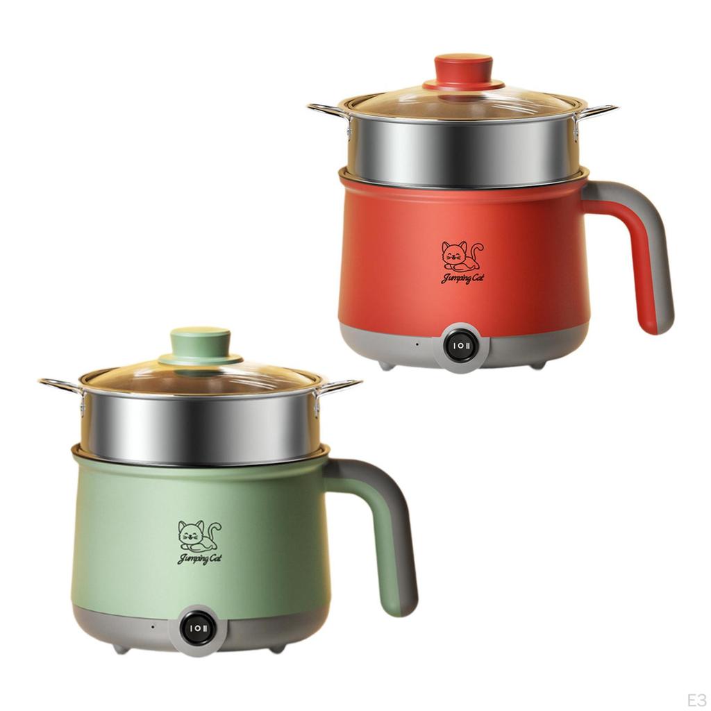 Compact Electric Pot And Steamer Combo - Efficient Kitchen Companion