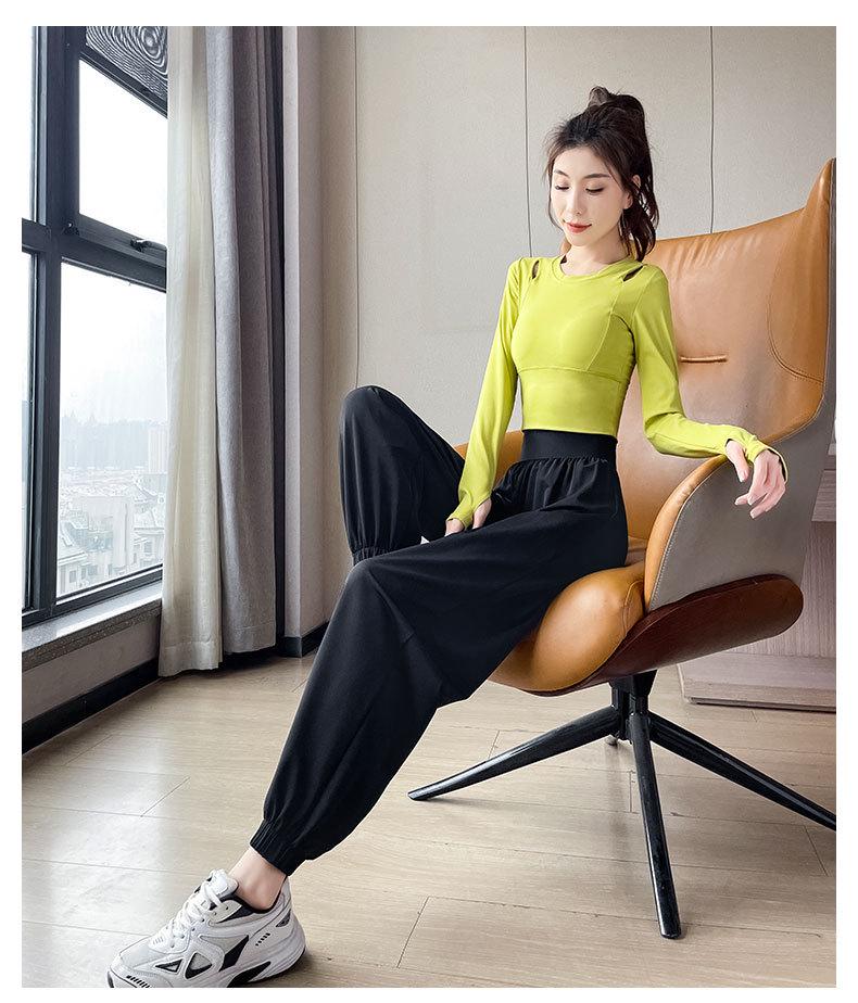 Women's Summer 2024 Casual Sportswear Set: Black Slimming Fitness Apparel for Running & Yoga