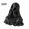 Unique Holiday Gift for Friends 3D Printed Halloween Ghost Figurine, Cute Chin-Resting Spooky Desk Decor, Modern Decor Shelf Funny Ornament Home Party