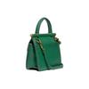 Coach Willis 12 Short Accordion Coin Purse Leather Card Wallet Women wallet Green 790-B4GN