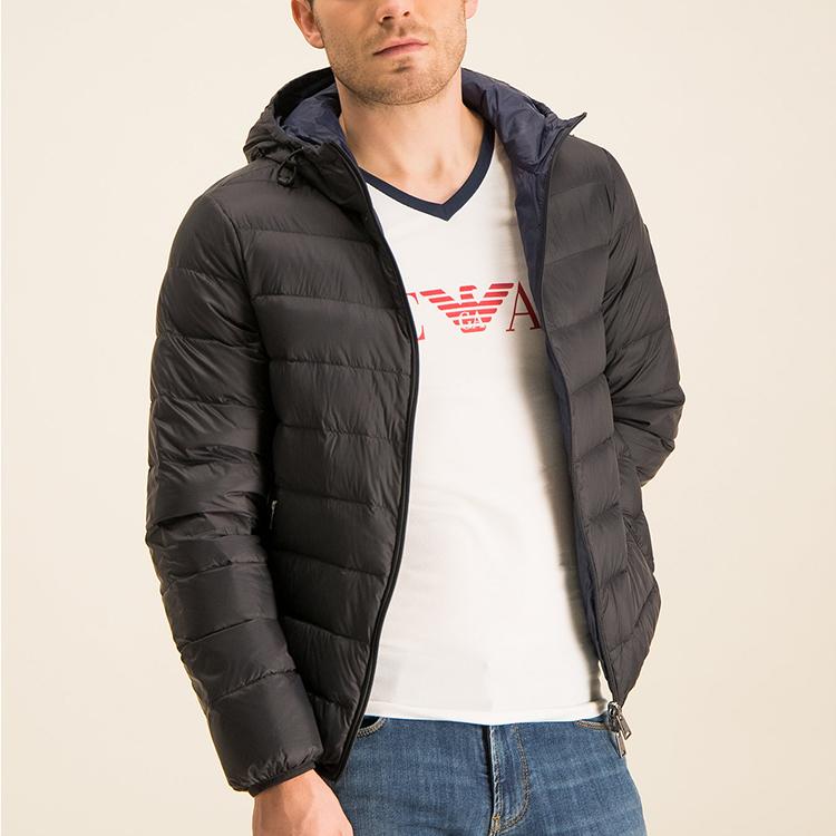 Emporio Armani Down Jacket Men's Black Blue 8N1B51-1NJMZ-0999