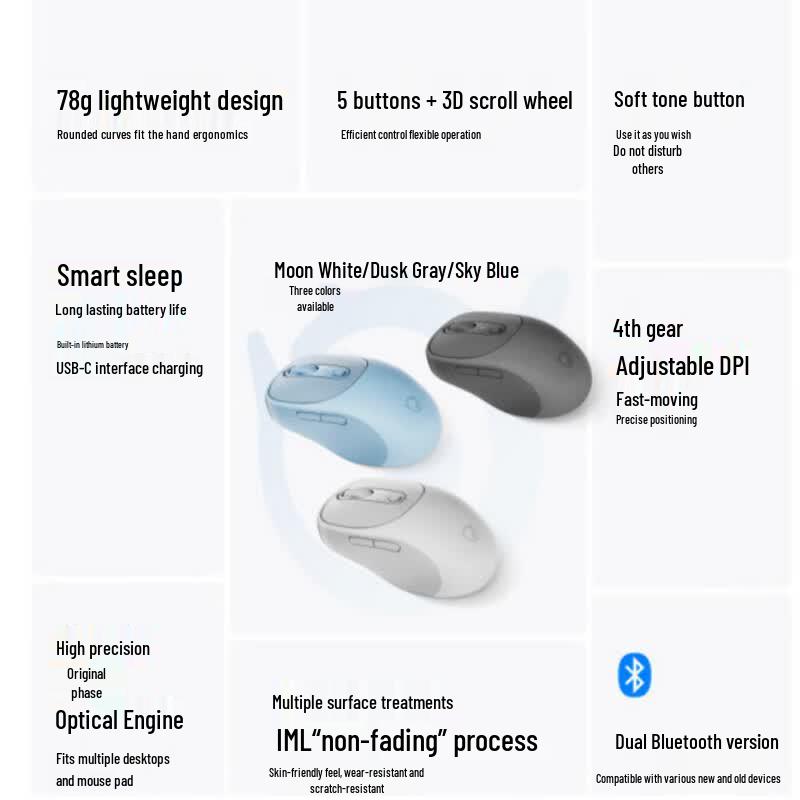 Lenovo Xiaoxin Bluetooth Mouse Plus
