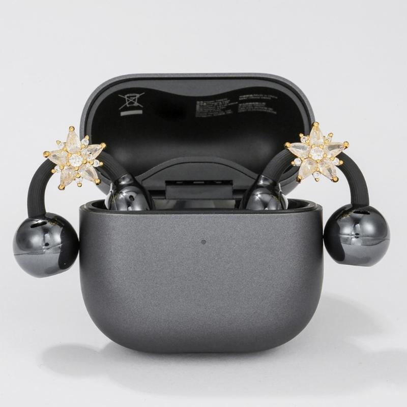 1Pair Star Shape Ear Clips Secure Clasp For Freeclip 1/2 Models Featuring Easy Attachment Headphone Ear Clip