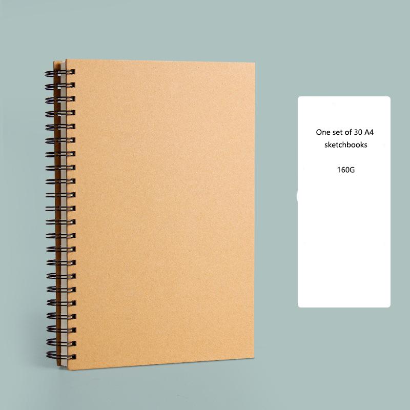 A4 Sketchbook Thickened Quick Sketch Drawing Book 16K Painting 8K Drawing Blank Book Doodle Oil Painting Quick Sketch Book