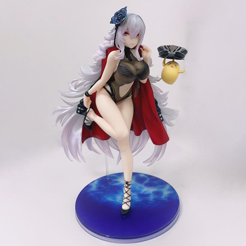 25cm Azur Lane KMS Graf Zeppelin Beachside Urd Ver. 1/7 Scale PVC Action Figure Toys Anime Figure Model Collection Doll Gift