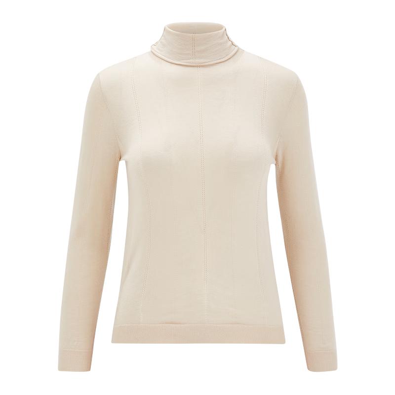 PORTS Women s 100% Wool High-Neck Pullover M