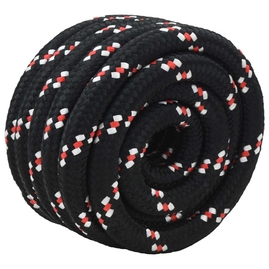 Boat Rope 5 m 4 mm Black and Red PP